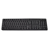 Wired Usb Keyboard 107 Keys  Mouse Set (2 Pc Set)