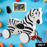 Zebra Pull Along Toy Baby Early Walking Pull Toy Rope Toy For Babies Walking Toy
