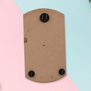 1583 Decorative Wooden Vertical Scenery With Hooks For Wall Hanging